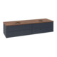 V&B Waschtischunterschrank ohne Frontstruktur Antao 160x50cm, WBP-farbe w. wal, md bl. m Lac-3