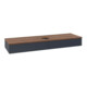 V&B Waschtischunterschrank ohne Frontstruktur Antao 160x50cm, WBP-farbe w. wal, md bl. m Lac-1