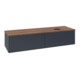 V&B Waschtischunterschrank ohne Frontstruktur Antao 160x50cm, WBP-farbe w. wal, md bl. m Lac-3