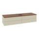 V&B Waschtischunterschrank ohne Frontstruktur Antao 160x50cm, WBP-farbe w. wal, si Gr m Lac-3