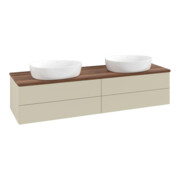 V&B Waschtischunterschrank ohne Frontstruktur Antao 160x50cm, WBP-farbe w. wal, si Gr m Lac