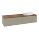 V&B Waschtischunterschrank ohne Frontstruktur Antao 160x50cm, WBP-farbe w. wal, st. Gr m Lac-1