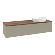 V&B Waschtischunterschrank ohne Frontstruktur Antao 160x50cm, WBP-farbe w. wal, st. Gr m Lac