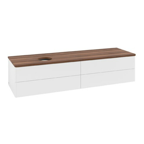 V&B Waschtischunterschrank ohne Frontstruktur Antao 160x50cm, WBP-farbe w. wal, wh. m Lac
