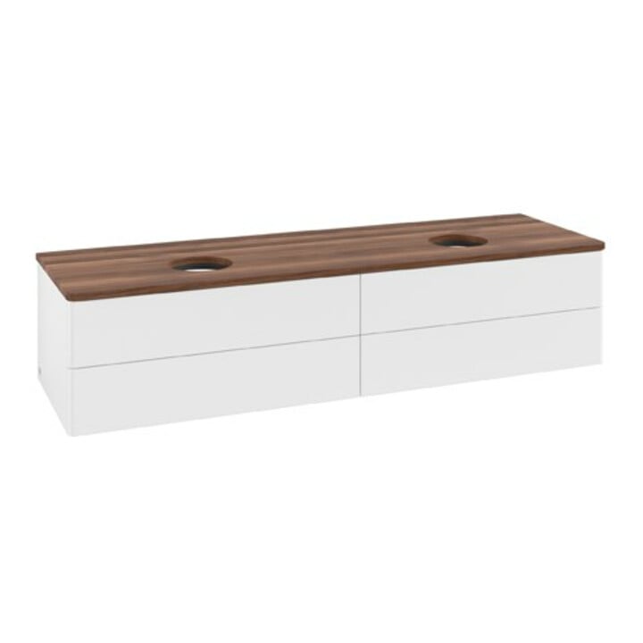 V&B Waschtischunterschrank ohne Frontstruktur Antao 160x50cm, WBP-farbe w. wal, wh. m Lac