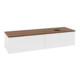 V&B Waschtischunterschrank ohne Frontstruktur Antao 160x50cm, WBP-farbe w. wal, wh. m Lac-3