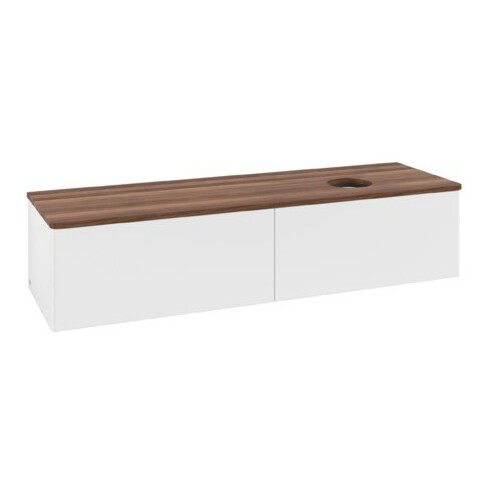 V&B Waschtischunterschrank ohne Frontstruktur Antao 160x50cm, WBP-farbe w. wal, wh. m Lac