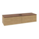 V&B Waschtischunterschrank ohne Frontstruktur Antao 160x50cm, WBP-farbe w. walnut, honey oak-1
