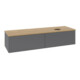 V&B Waschtischunterschrank ohne Frontstruktur Antao 160x50cm, WBP hon. Oa, Anthrac. m Lac-3