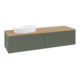 V&B Waschtischunterschrank ohne Frontstruktur Antao 160x50cm, WBP hon. Oa, lea gre. m Lac-3