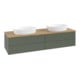 V&B Waschtischunterschrank ohne Frontstruktur Antao 160x50cm, WBP hon. Oa, lea gre. m Lac-3
