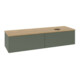 V&B Waschtischunterschrank ohne Frontstruktur Antao 160x50cm, WBP hon. Oa, lea gre. m Lac-1