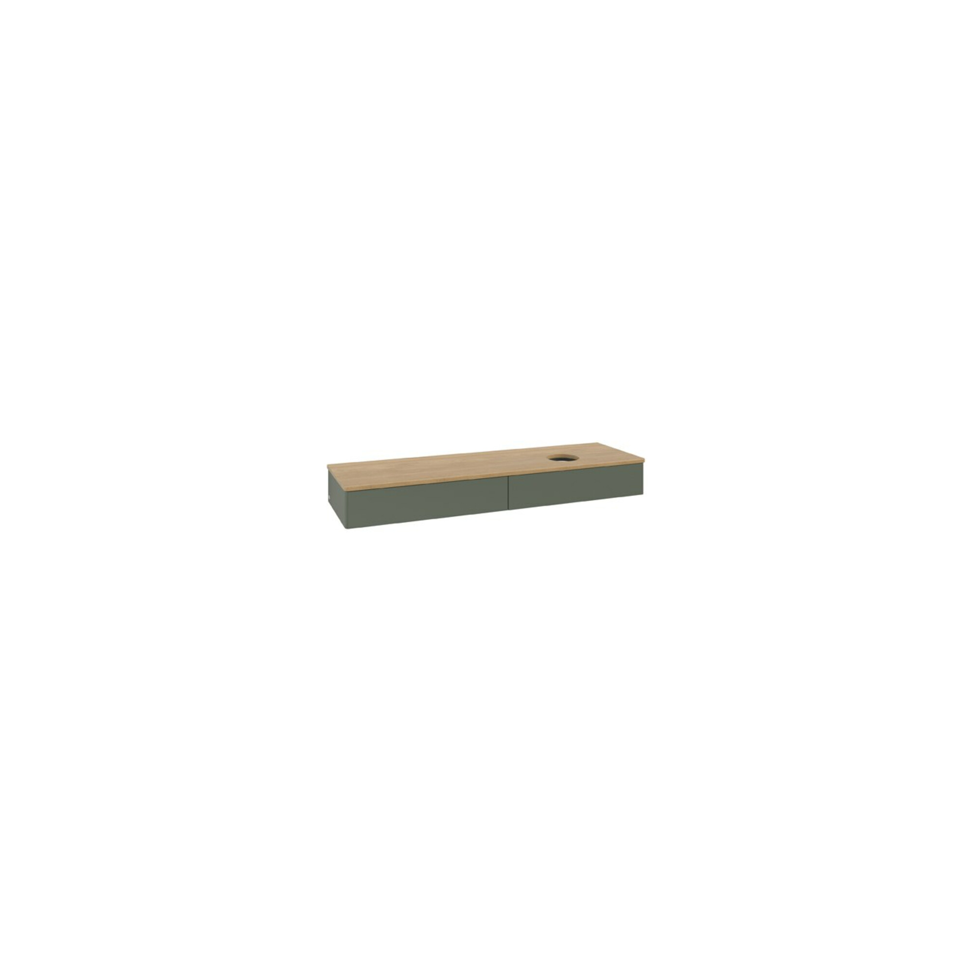 V&B Waschtischunterschrank ohne Frontstruktur Antao 160x50cm, WBP hon. Oa, lea gre. m Lac ; Villeroy & Boch