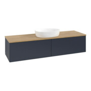 V&B Waschtischunterschrank ohne Frontstruktur Antao 160x50cm, WBP hon. Oa, md bl. m Lac