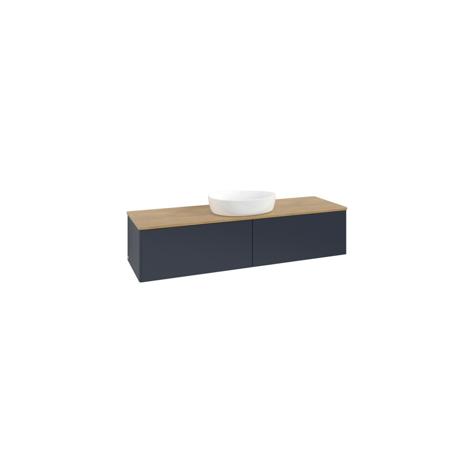V&B Waschtischunterschrank ohne Frontstruktur Antao 160x50cm, WBP hon. Oa, md bl. m Lac ; Villeroy & Boch