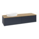 V&B Waschtischunterschrank ohne Frontstruktur Antao 160x50cm, WBP hon. Oa, md bl. m Lac-1