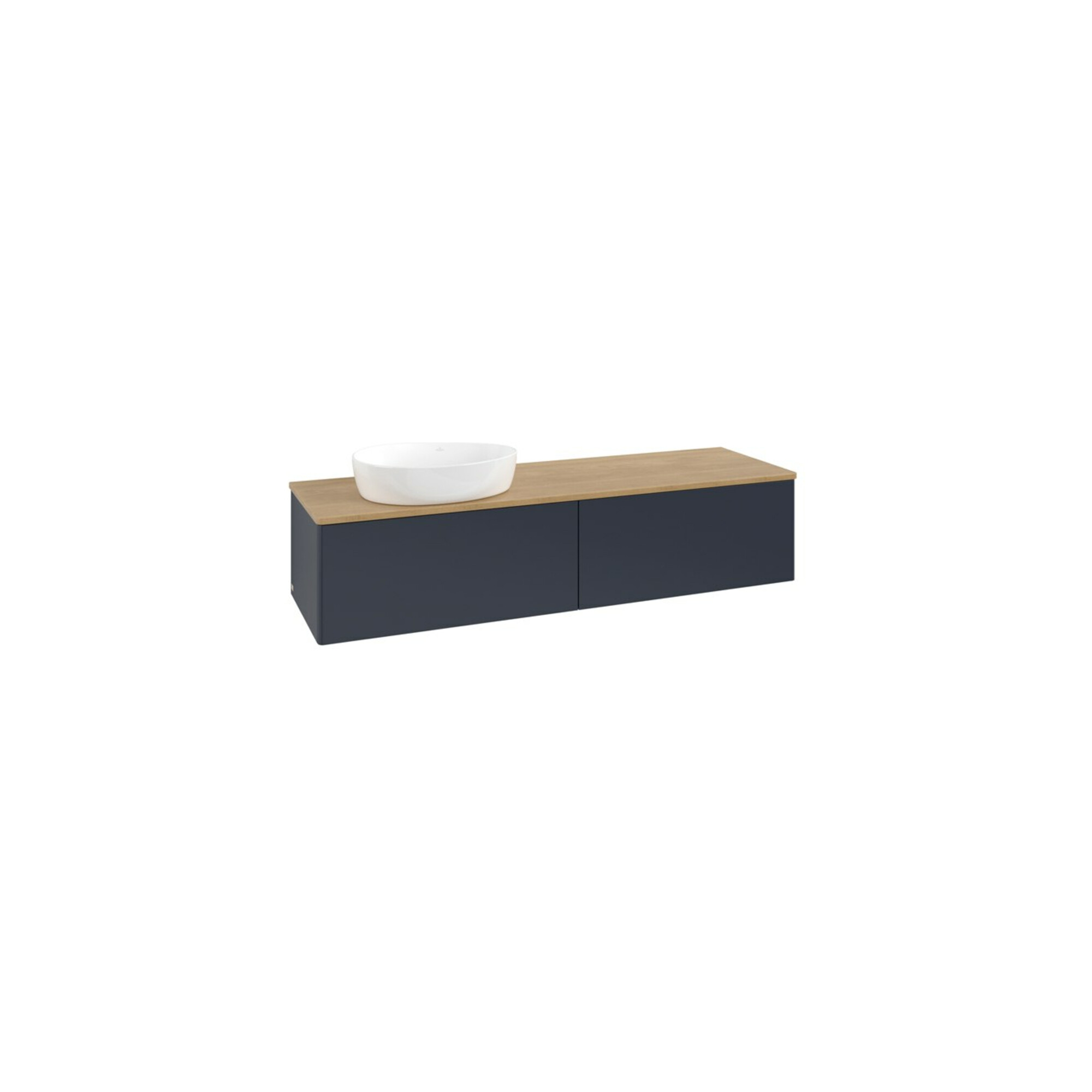 V&B Waschtischunterschrank ohne Frontstruktur Antao 160x50cm, WBP hon. Oa, md bl. m Lac ; Villeroy & Boch