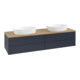 V&B Waschtischunterschrank ohne Frontstruktur Antao 160x50cm, WBP hon. Oa, md bl. m Lac-1