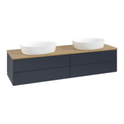 V&B Waschtischunterschrank ohne Frontstruktur Antao 160x50cm, WBP hon. Oa, md bl. m Lac