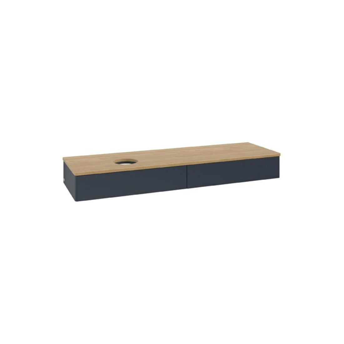 V&B Waschtischunterschrank ohne Frontstruktur Antao 160x50cm, WBP hon. Oa, md bl. m Lac