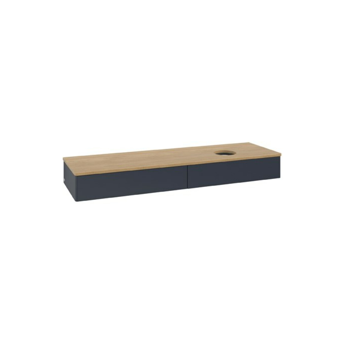 V&B Waschtischunterschrank ohne Frontstruktur Antao 160x50cm, WBP hon. Oa, md bl. m Lac