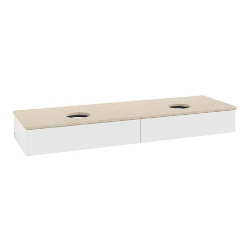 V&B Waschtischunterschrank ohne Frontstruktur Antao 160x50cm, WTP-farbe botti., wh. m Lac