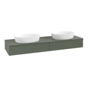 V&B Waschtischunterschrank ohne Frontstruktur Antao 160x50cm, WTP-farbe Lac, leaf gre. m Lac