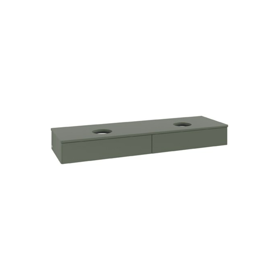 V&B Waschtischunterschrank ohne Frontstruktur Antao 160x50cm, WTP-farbe Lac, leaf gre. m Lac