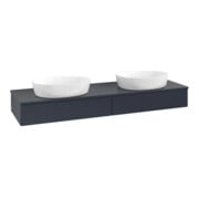 V&B Waschtischunterschrank ohne Frontstruktur Antao 160x50cm, WTP-farbe Lac, md bl. m Lac-3
