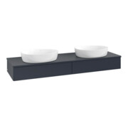 V&B Waschtischunterschrank ohne Frontstruktur Antao 160x50cm, WTP-farbe Lac, md bl. m Lac-4