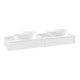 V&B Waschtischunterschrank ohne Frontstruktur Antao 160x50cm, WTP-farbe Lac, wh. m lacquer-3