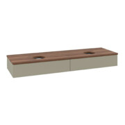 V&B Waschtischunterschrank ohne Frontstruktur Antao 160x50cm, WTP-farbe w. wal, st. Gr m Lac