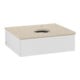 V&B Waschtischunterschrank ohne Frontstruktur Antao 60x19x50cm, HL, WBP botti., glo wh. Lac-1