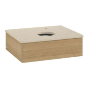 V&B Waschtischunterschrank ohne Frontstruktur Antao 60x19x50cm, HL, WBP botti., hon. Oa