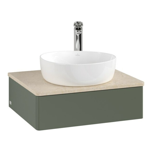 V&B Waschtischunterschrank ohne Frontstruktur Antao 60x19x50cm, HL, WBP botti., le g. m Lac