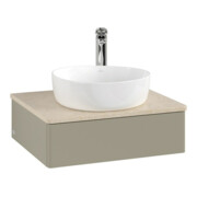 V&B Waschtischunterschrank ohne Frontstruktur Antao 60x19x50cm, HL, WBP botti., st. Gr m Lac