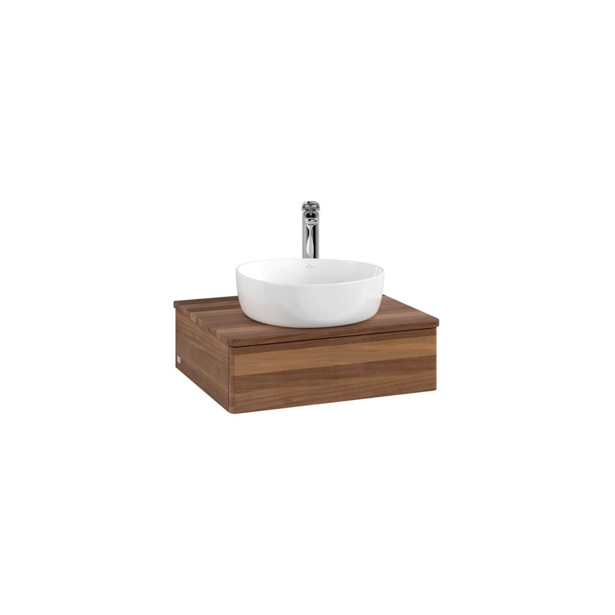 V&B Waschtischunterschrank ohne Frontstruktur Antao 60x19x50cm, HL, WBP-farbe w. wal, w. wal ; Villeroy & Boch