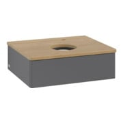 V&B Waschtischunterschrank ohne Frontstruktur Antao 60x19x50cm, HL, WBP hon. Oa, A m Lac