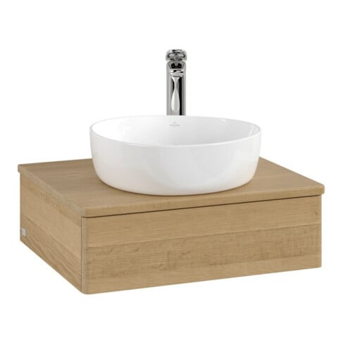 V&B Waschtischunterschrank ohne Frontstruktur Antao 60x19x50cm, HL, WBP hon. Oa, hon. Oa