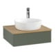 V&B Waschtischunterschrank ohne Frontstruktur Antao 60x19x50cm, HL, WBP hon. Oa, le g. m Lac-1