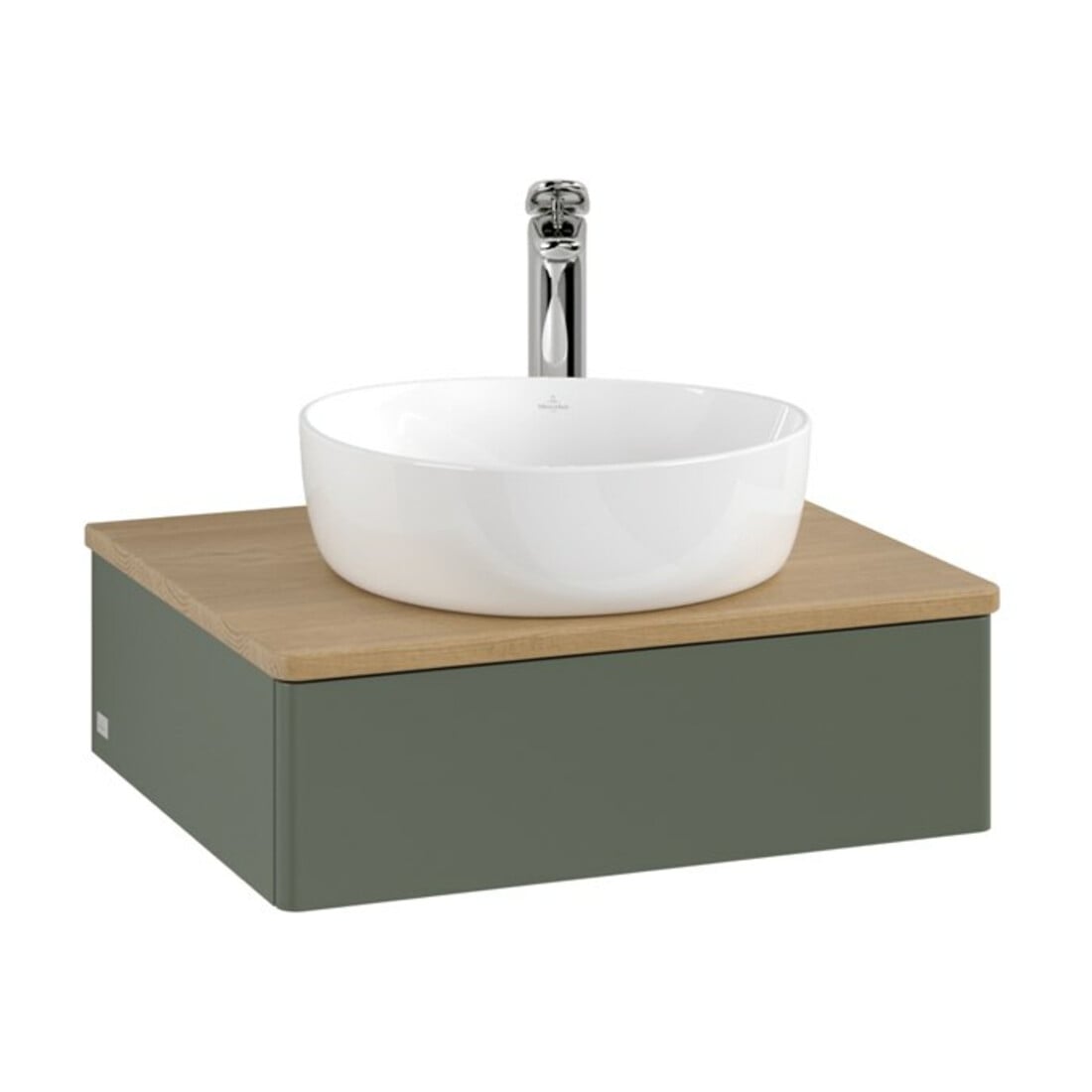 V&B Waschtischunterschrank ohne Frontstruktur Antao 60x19x50cm, HL, WBP hon. Oa, le g. m Lac
