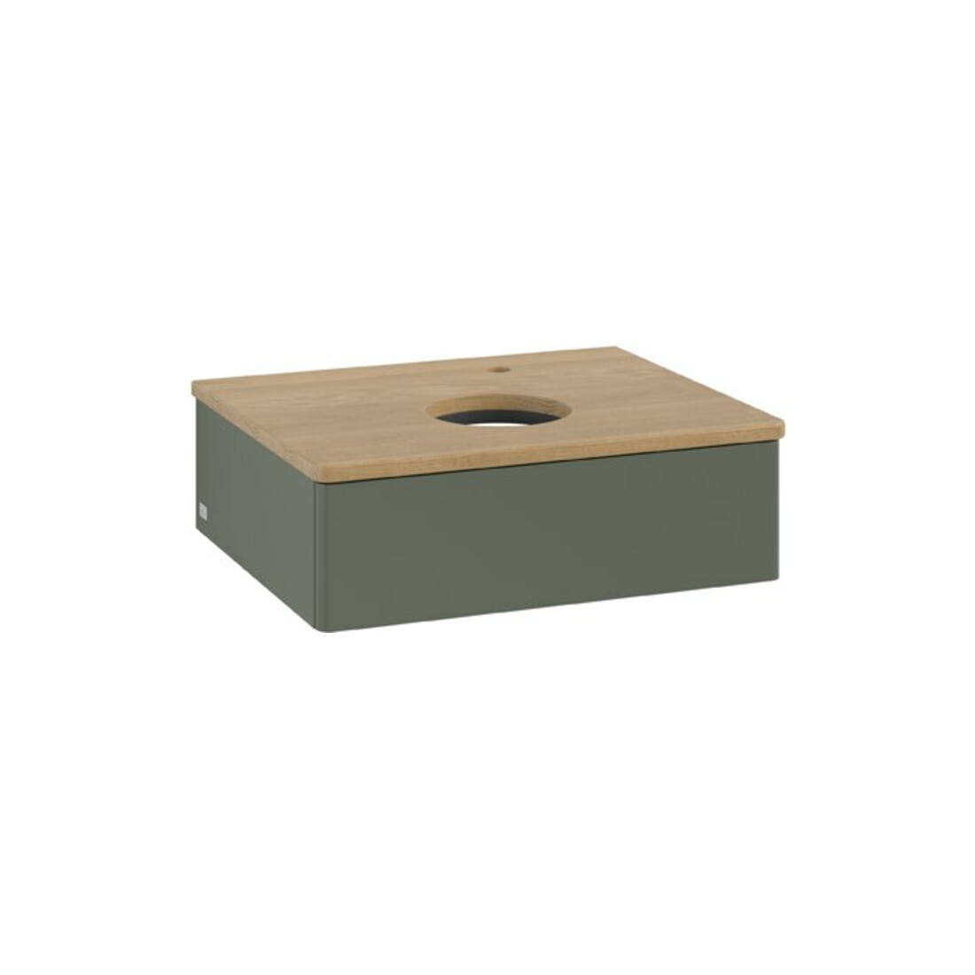 V&B Waschtischunterschrank ohne Frontstruktur Antao 60x19x50cm, HL, WBP hon. Oa, le g. m Lac