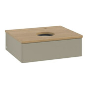 V&B Waschtischunterschrank ohne Frontstruktur Antao 60x19x50cm, HL, WBP hon. Oa, st Gr m Lac