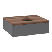 V&B Waschtischunterschrank ohne Frontstruktur Antao 60x19x50cm, HL, WBP w wa, Anthrac. m Lac-4
