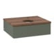 V&B Waschtischunterschrank ohne Frontstruktur Antao 60x19x50cm, HL, WBP w wa, lea gre. m Lac-4