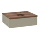 V&B Waschtischunterschrank ohne Frontstruktur Antao 60x19x50cm, HL, WBP w. wal, st. Gr m Lac-1