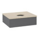 V&B Waschtischunterschrank ohne Frontstruktur Antao 60x19x50cm, WBP botti., Anthrac. m Lac-1