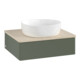 V&B Waschtischunterschrank ohne Frontstruktur Antao 60x19x50cm, WBP botti., lea gre. m Lac-3