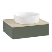 V&B Waschtischunterschrank ohne Frontstruktur Antao 60x19x50cm, WBP botti., lea gre. m Lac-3