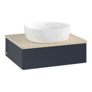 V&B Waschtischunterschrank ohne Frontstruktur Antao 60x19x50cm, WBP botti., md bl. m Lac